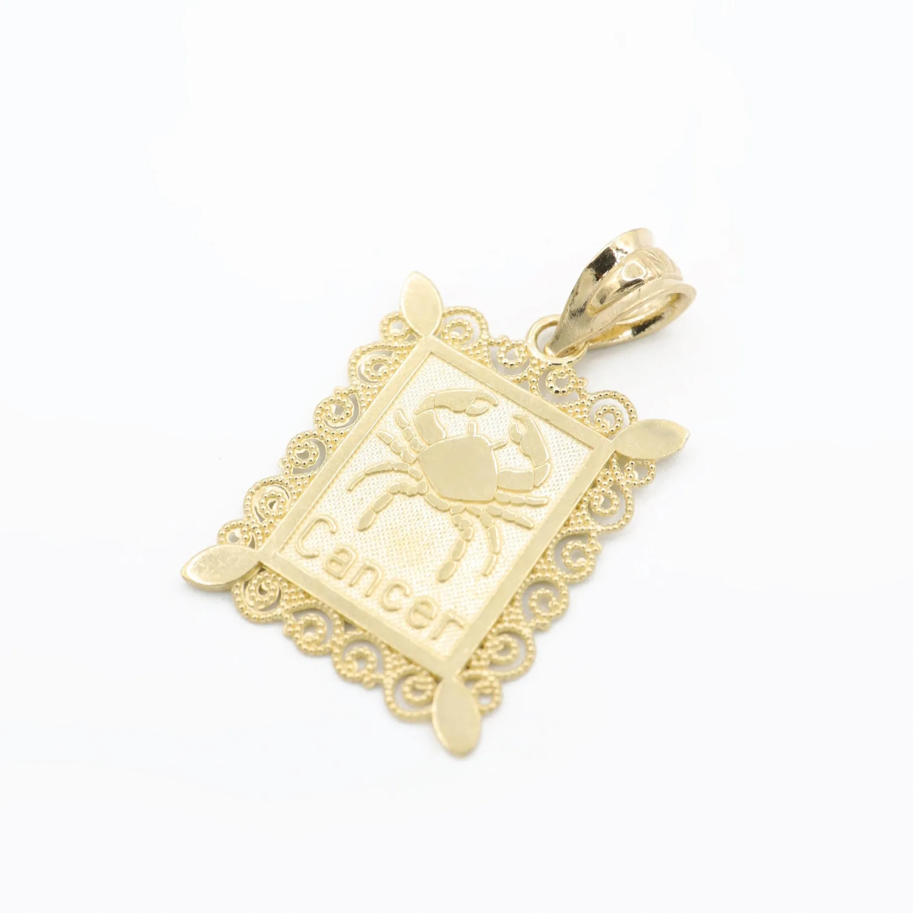 14K Zodiac Sign (Cancer) Pendant JTJ™