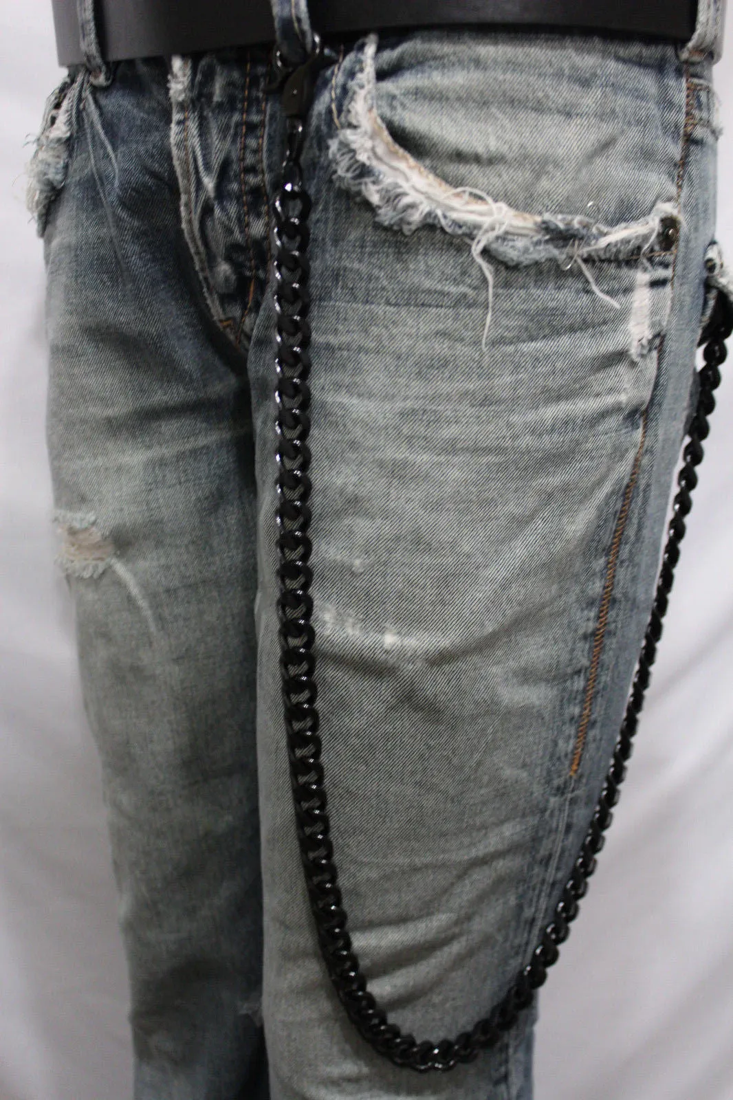 33" Extra Long Heavy Duty Metal Wallet Chain
