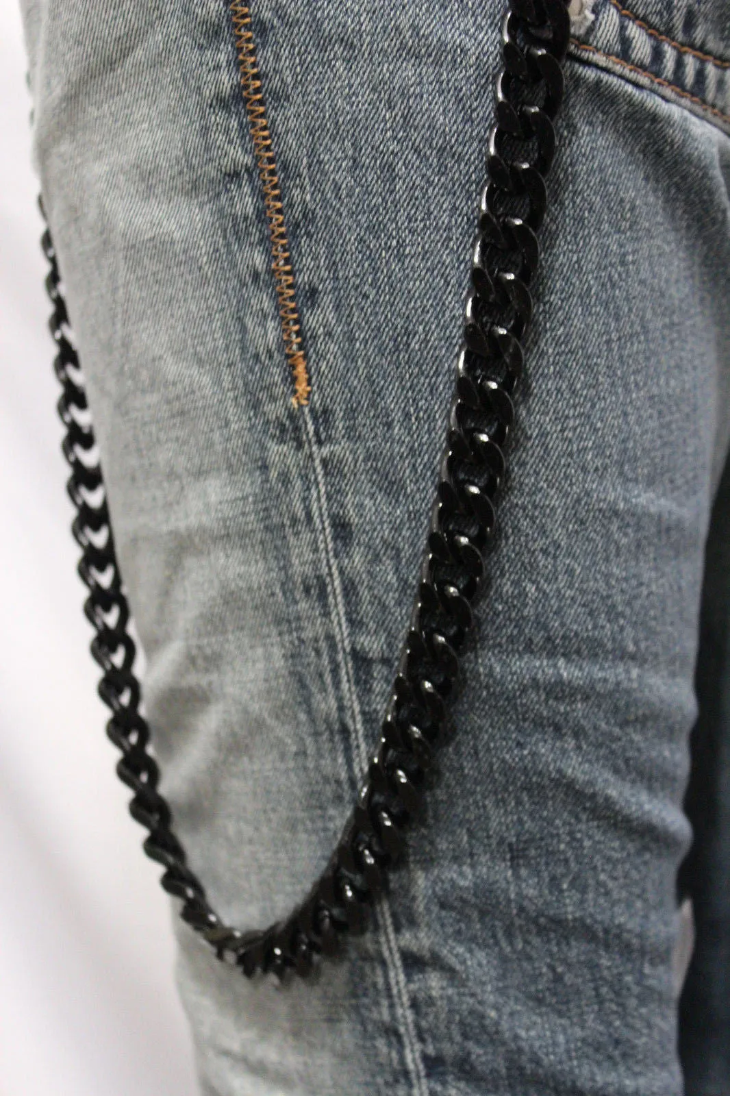 33" Extra Long Heavy Duty Metal Wallet Chain