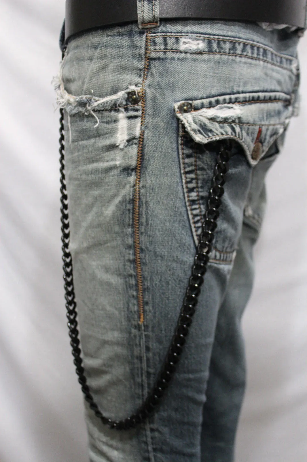 33" Extra Long Heavy Duty Metal Wallet Chain