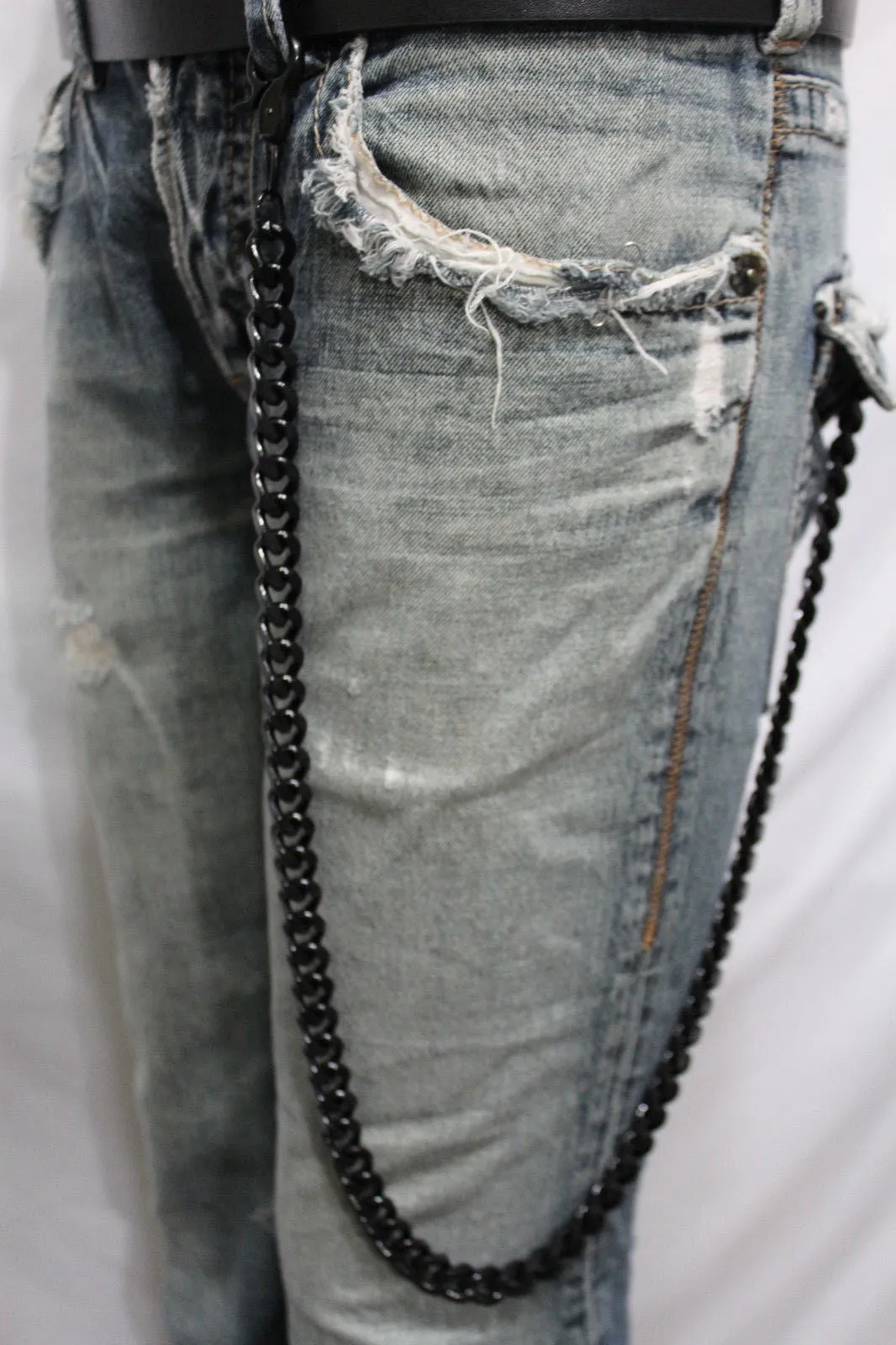 33" Extra Long Heavy Duty Metal Wallet Chain