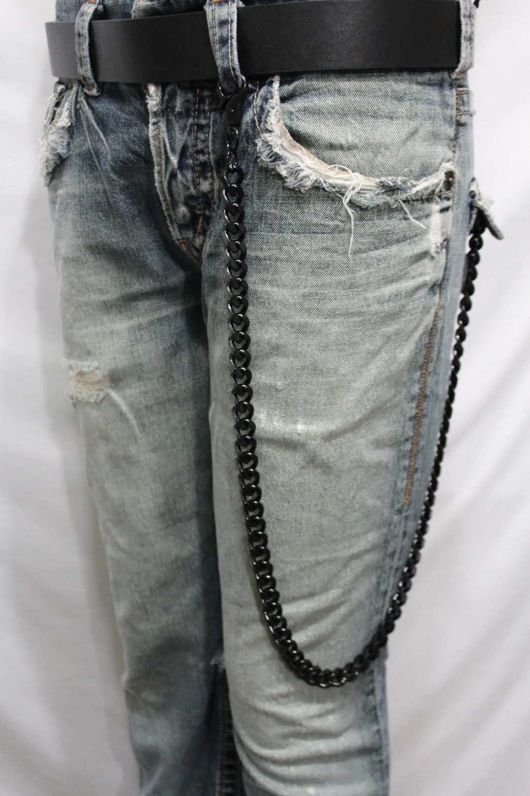 33" Extra Long Heavy Duty Metal Wallet Chain
