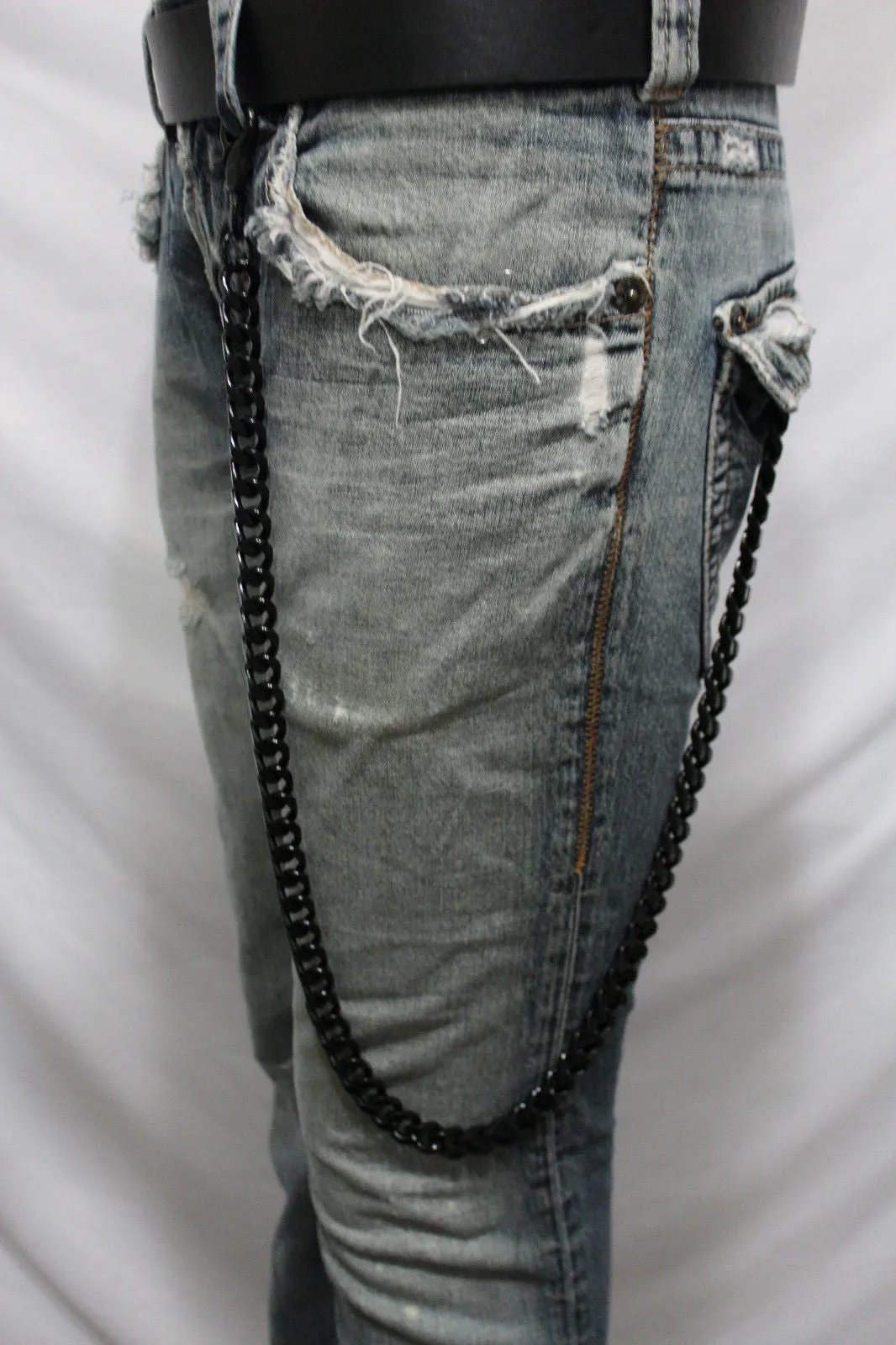 33" Extra Long Heavy Duty Metal Wallet Chain