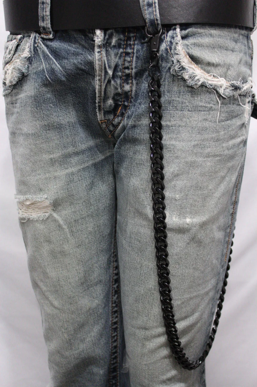 33" Extra Long Heavy Duty Metal Wallet Chain