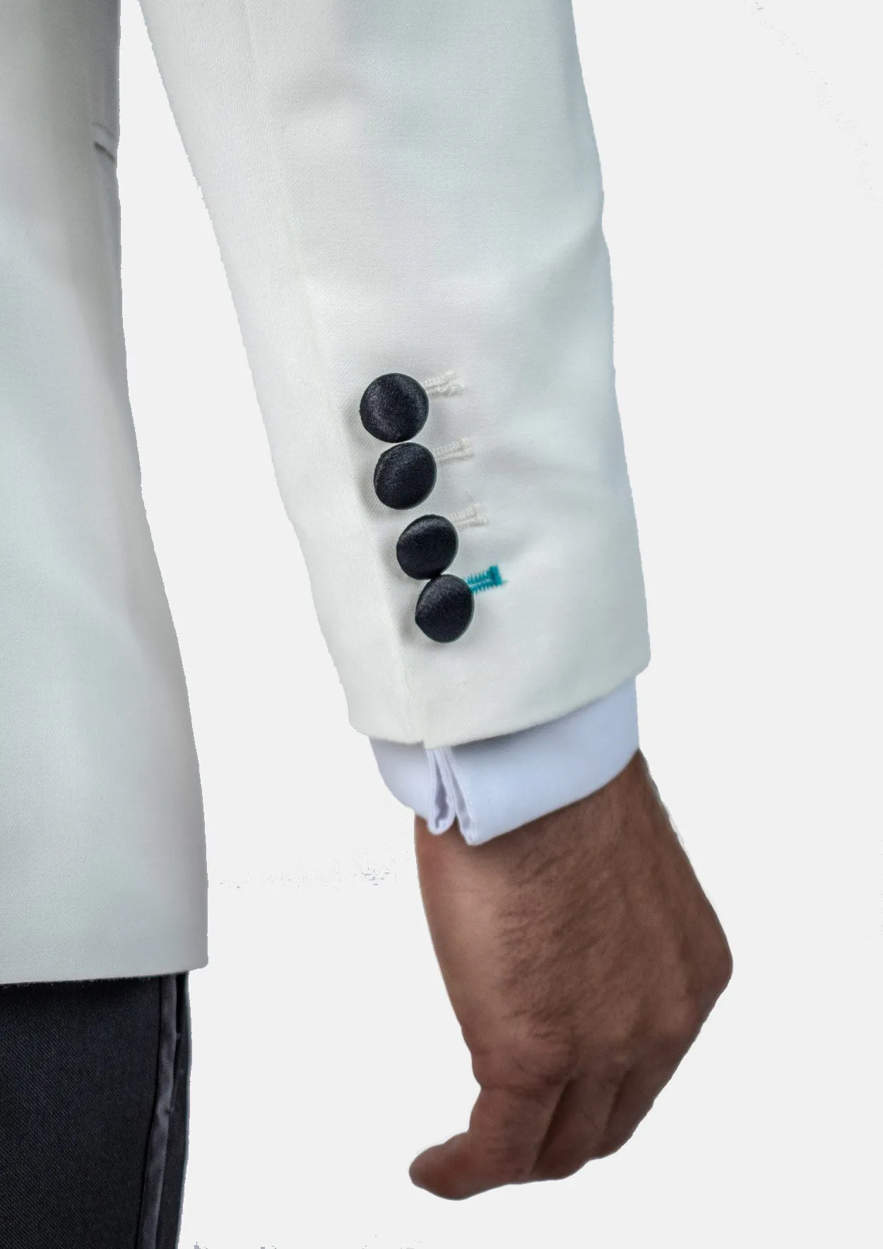 Alabaster White Twill Tuxedo