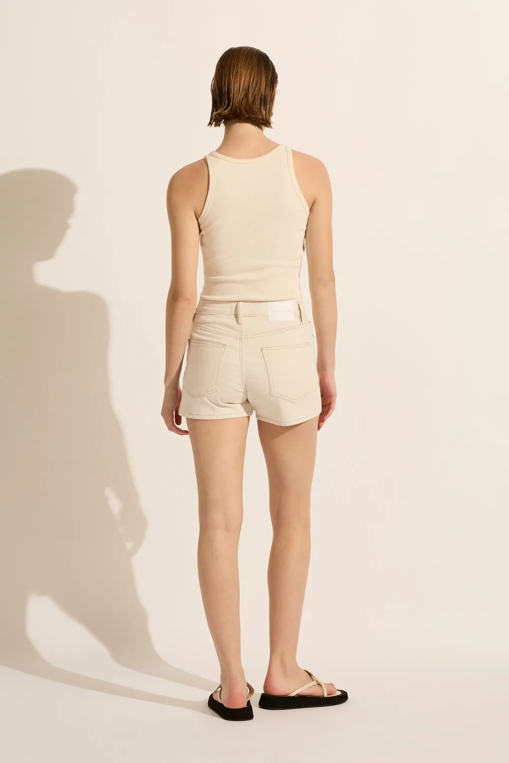 Alice High Classic Short Ecru
