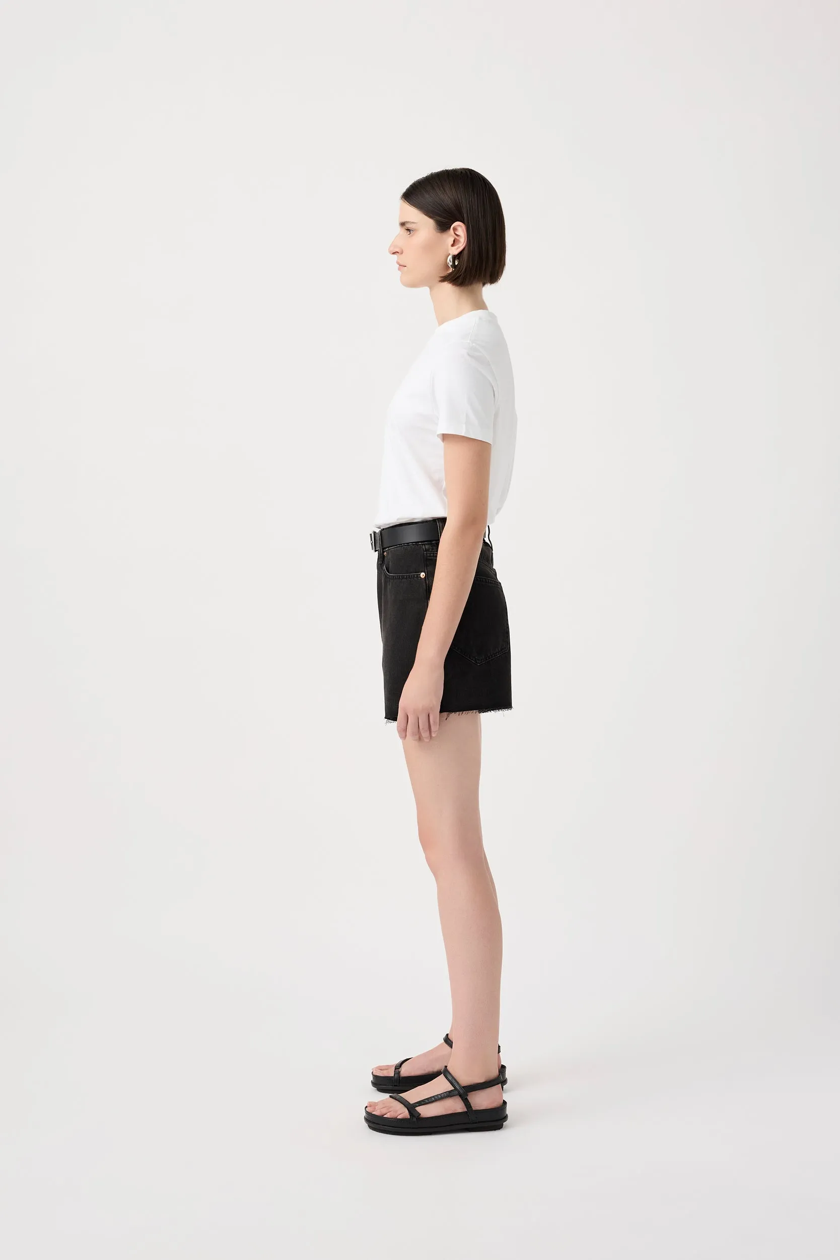 Annie High Classic Short Aged Black