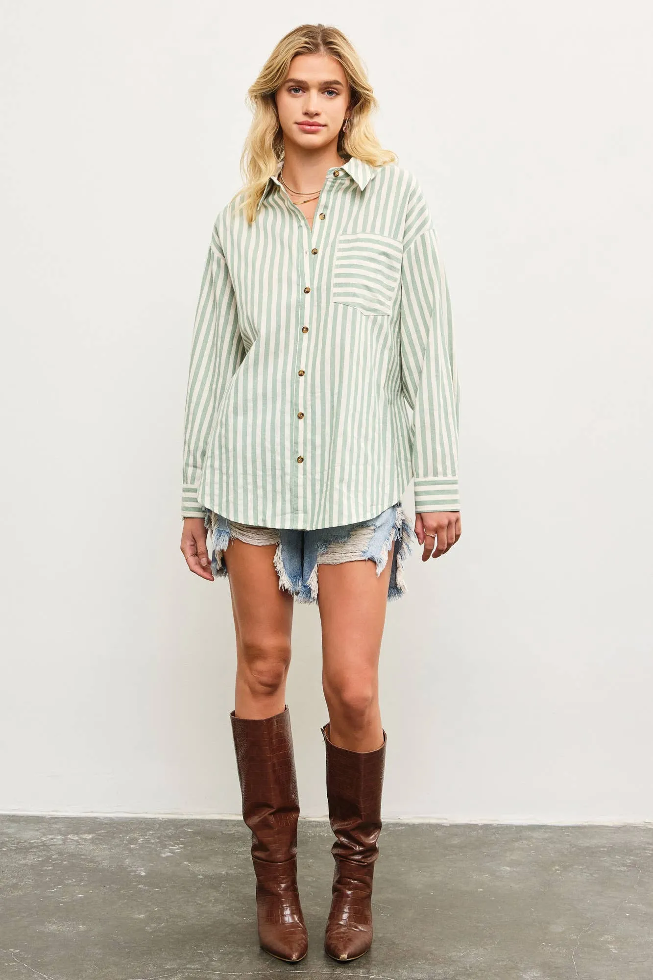 Arizona Striped Oversized Shirt