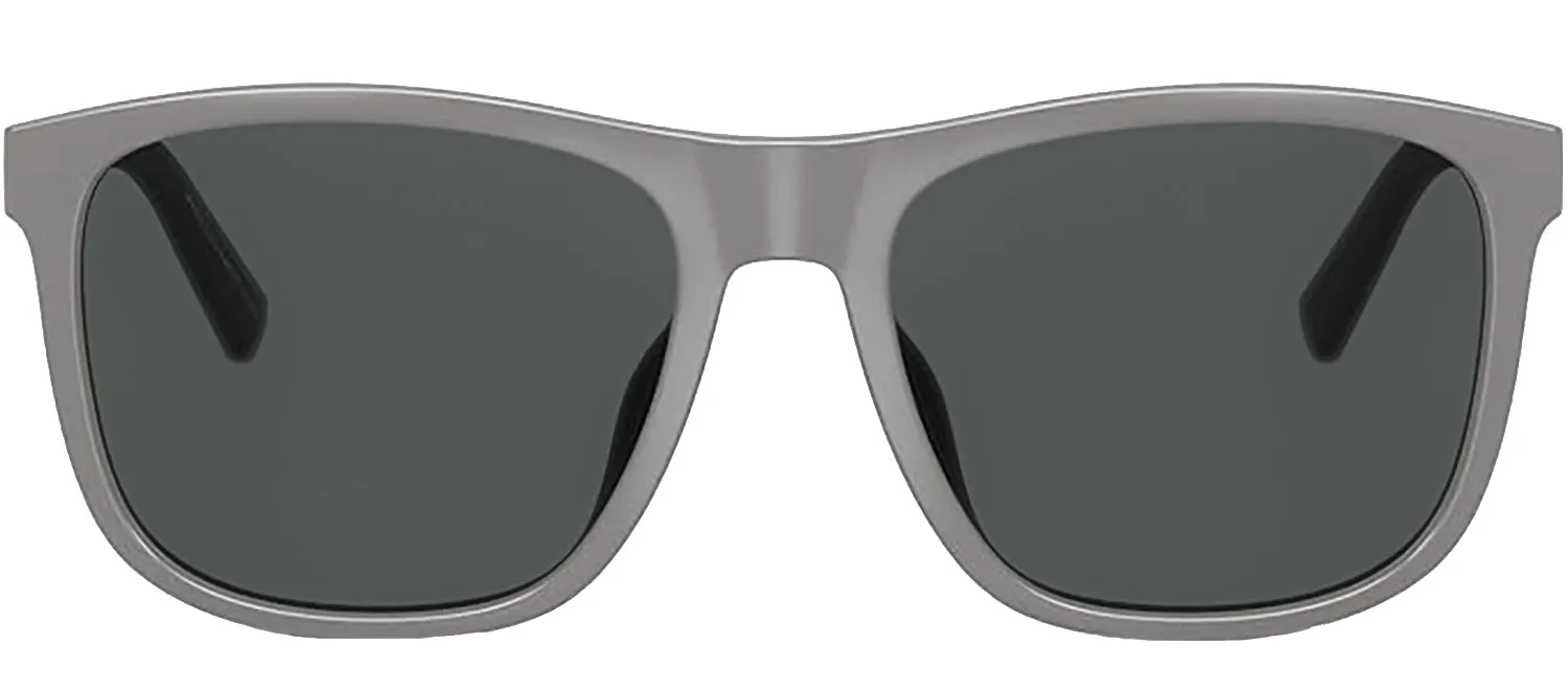 Armani Exchange AX 4049SF 818087 Square Plastic Grey Sunglasses with Grey Lens