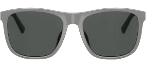 Armani Exchange AX 4049SF 818087 Square Plastic Grey Sunglasses with Grey Lens