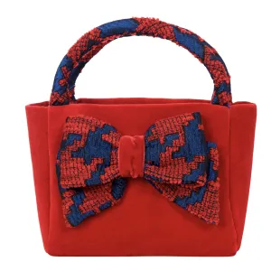 BALLOON CHIC - Dog Tooth Bag  - Red