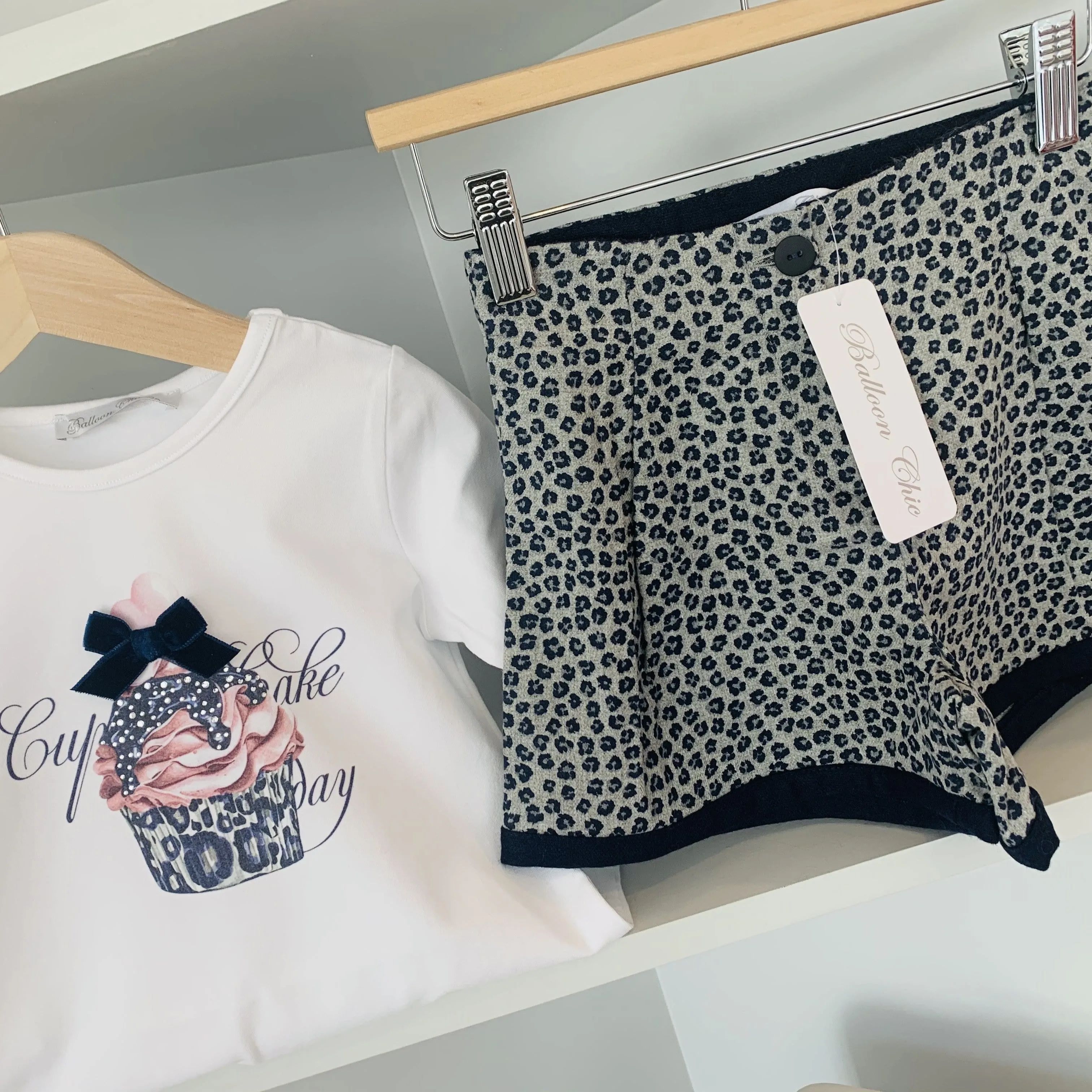 BALLOON CHIC GIRLY PANDA SHORT SET