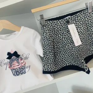 BALLOON CHIC GIRLY PANDA SHORT SET