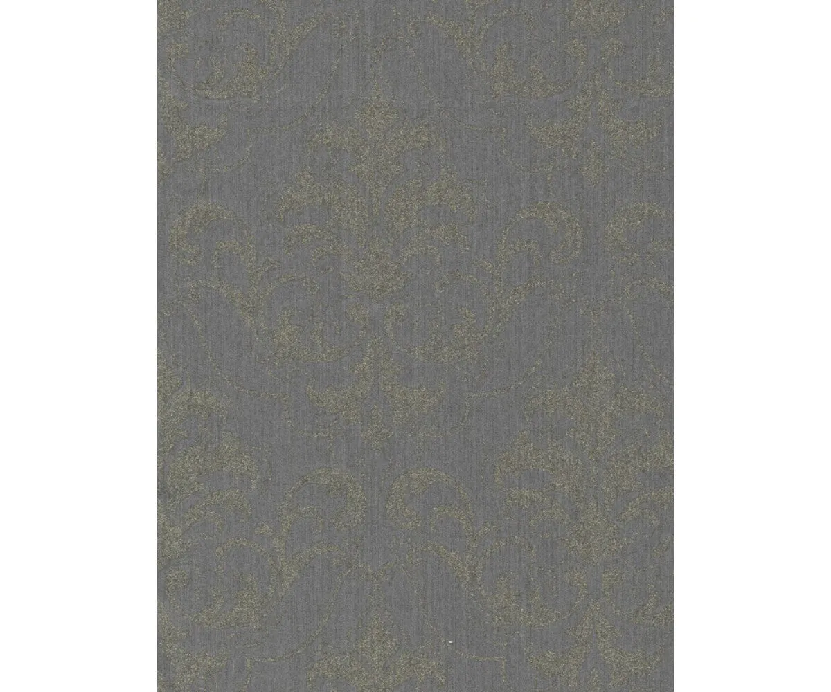 Baroque Prints Textured Metallic Black 290359 Wallpaper