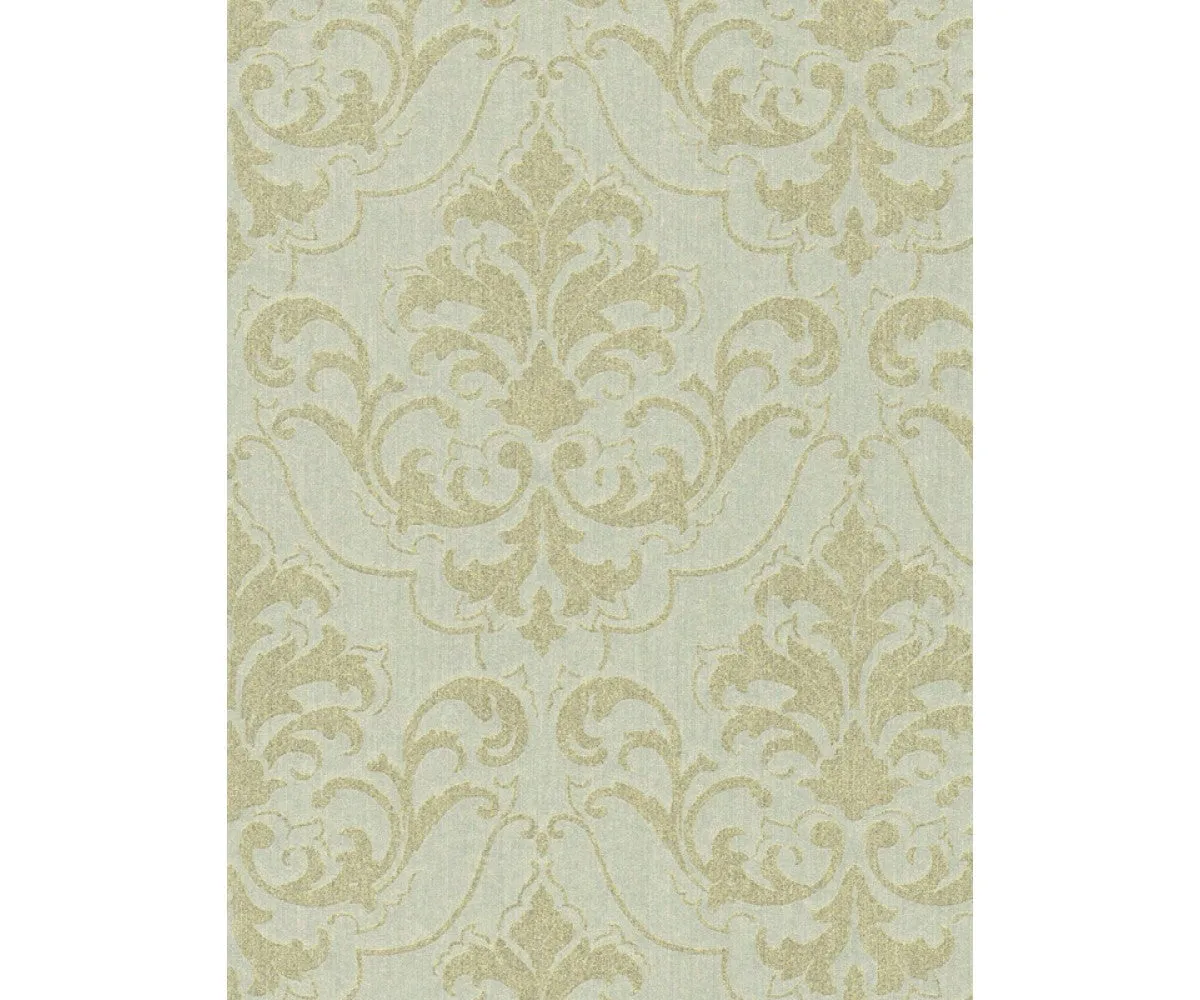 Baroque Prints Textured Metallic Green 290335 Wallpaper