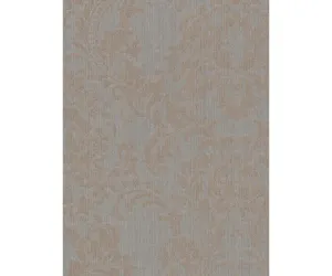 Baroque Textured Damask Metallic Brown 290540 Wallpaper