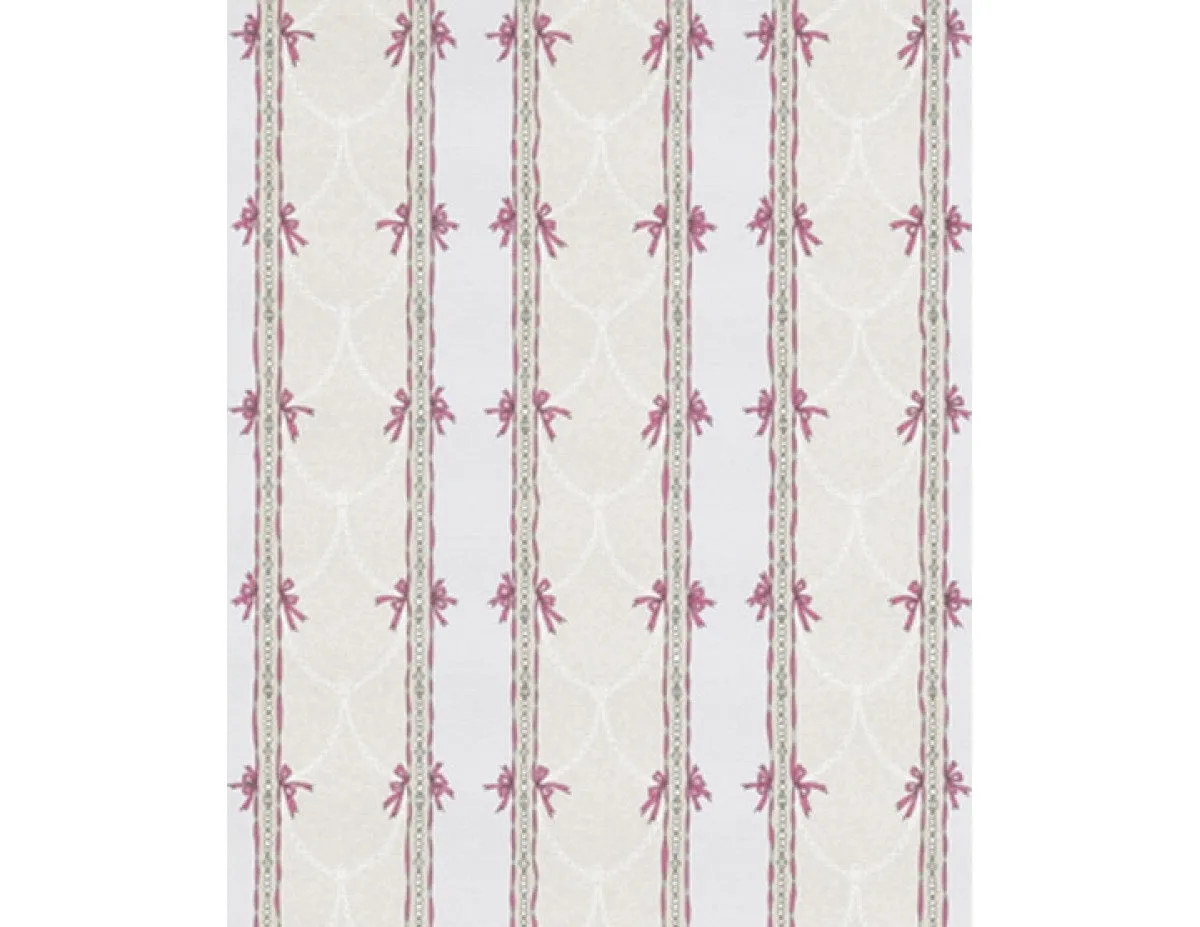Beads Stripes Grey Pink 7305-10 Wallpaper