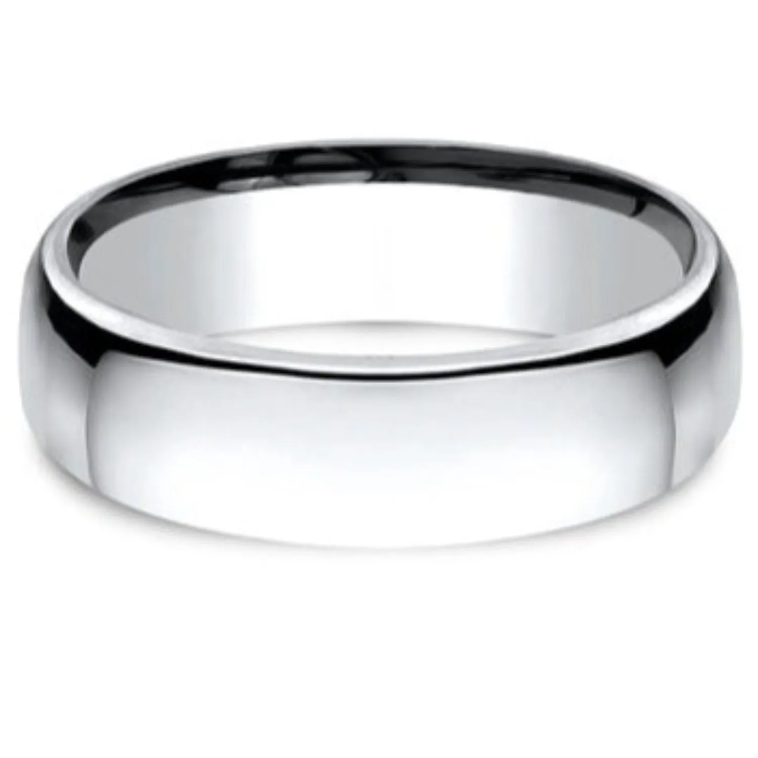 Benchmark High Polish Classic Cobalt Wedding Band