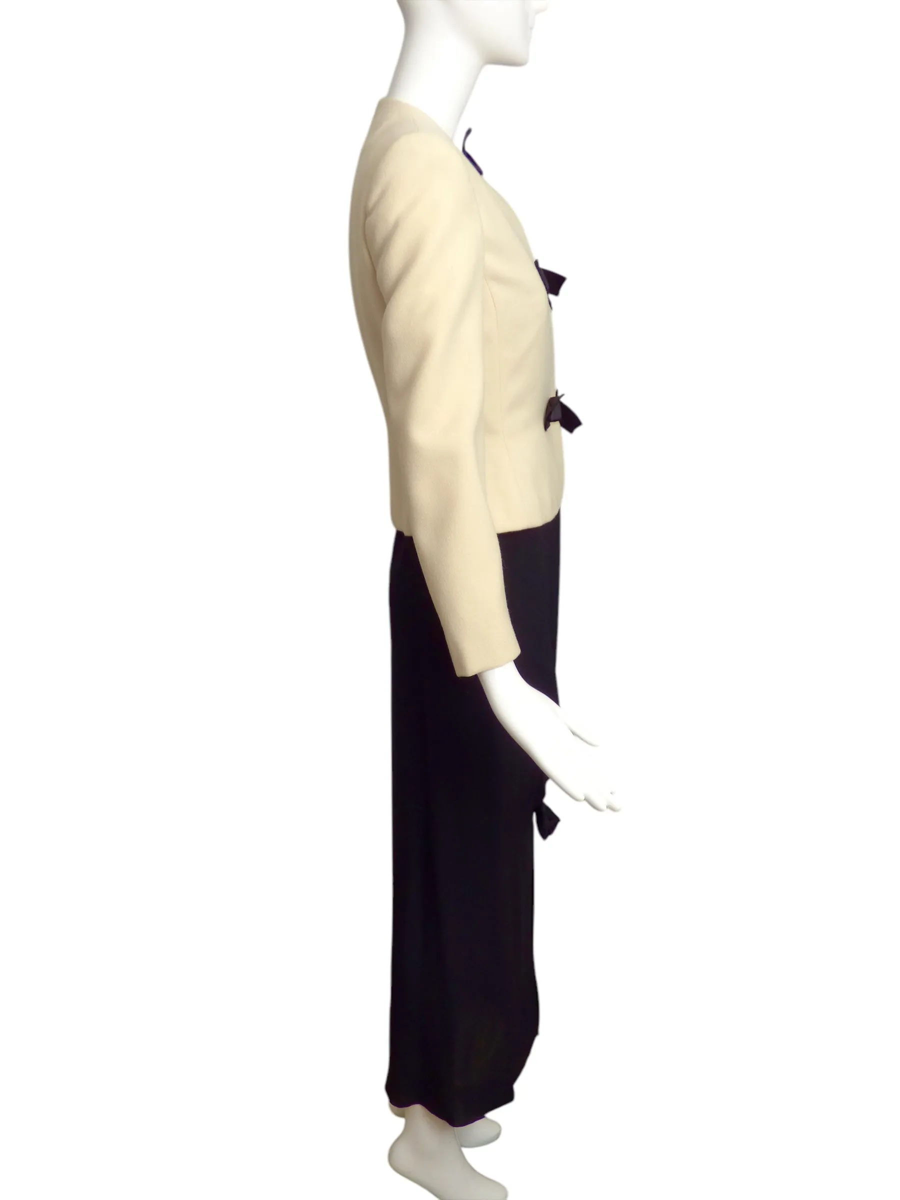 BILL BLASS- 1970s Gown & Jacket Ensemble, Size 4