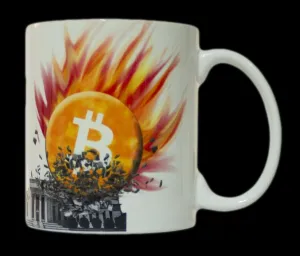 Bitcoin Smashes Federal Reserve 11oz. Coffee Mug