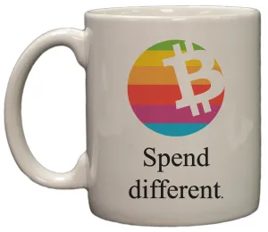 Bitcoin Spend Different Parody 11oz Coffee Mug