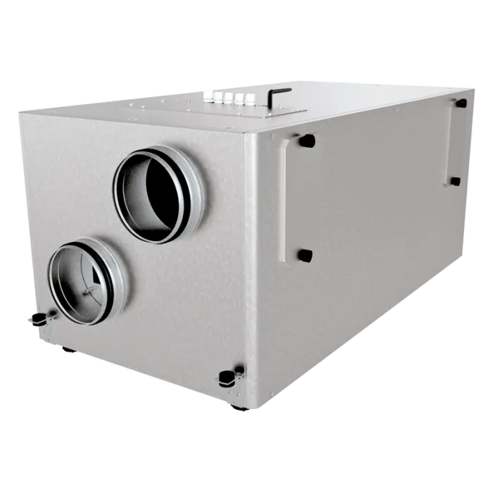 Blauberg KOMFORT-EC-LB-400-S25 Komfort Horizontally Mounted MVHR Mechanical Ventilation Unit with Heat Recovery - Built-in Controls