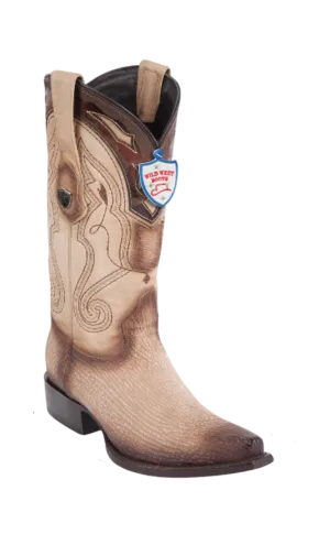Bota de Tiburon Original Horma Punta Recortada Wild West
