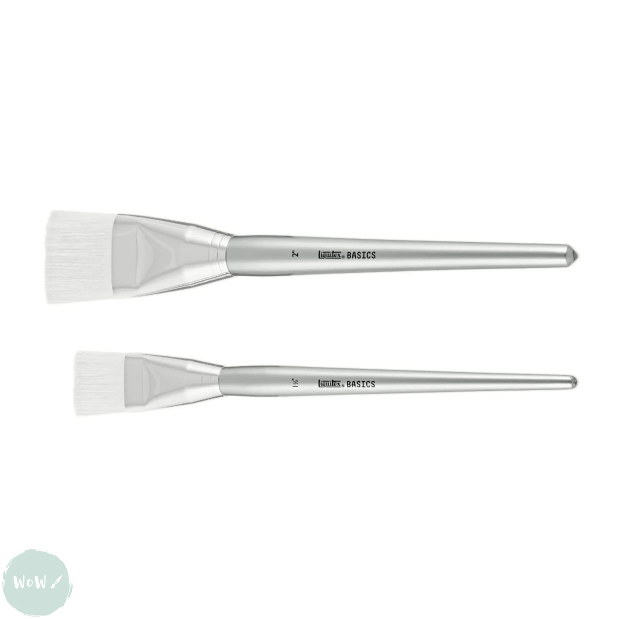 BRUSH SET - Acrylic - LIQUITEX Basics - SYNTHETIC X-TRA BIG FLATS - 2 Assorted Pack