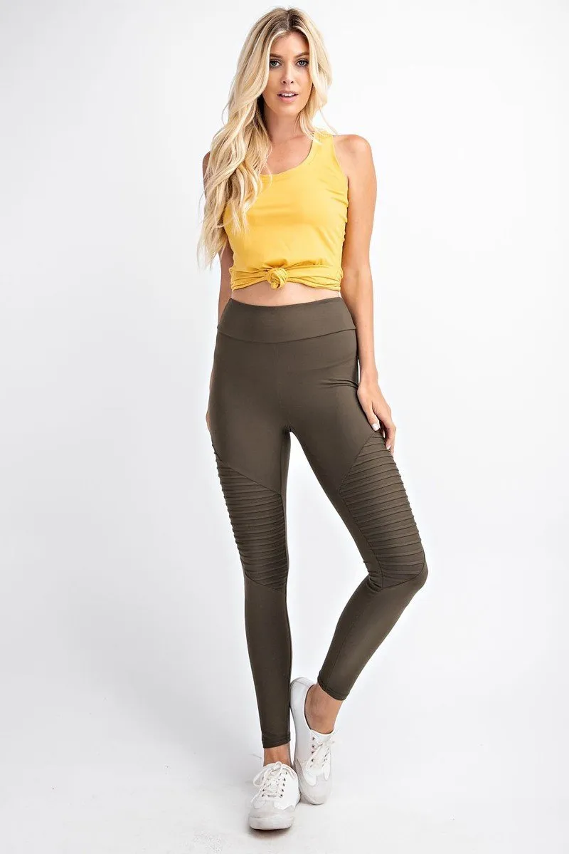 Buttery Soft Moto Leggings -- 5 Colors!