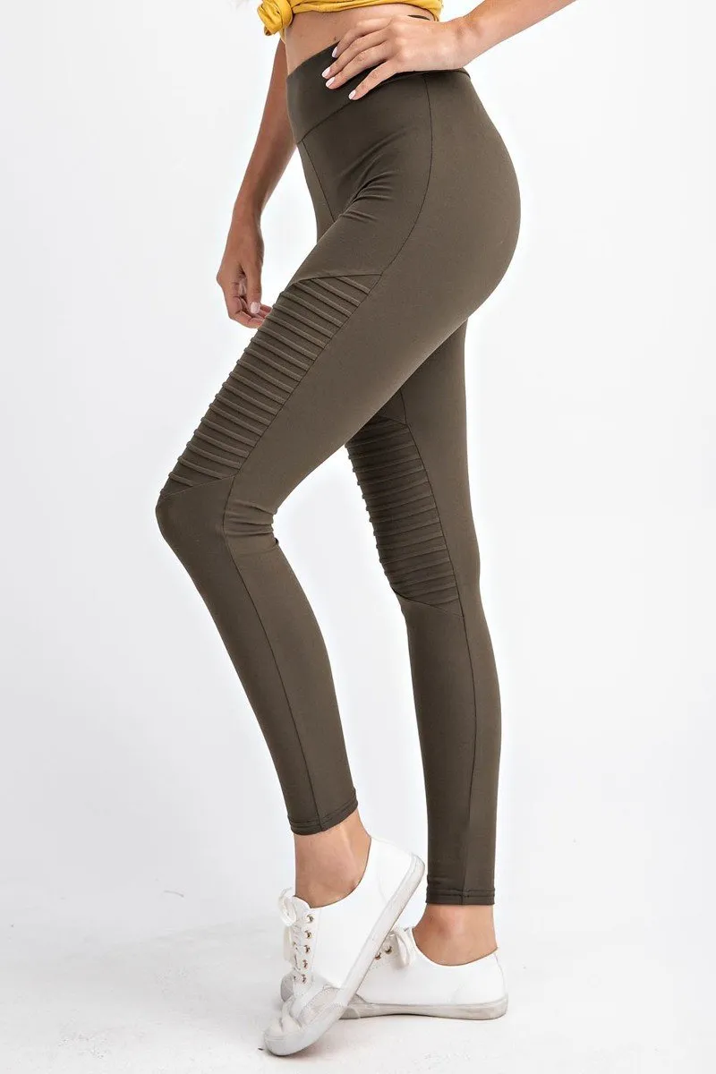 Buttery Soft Moto Leggings -- 5 Colors!