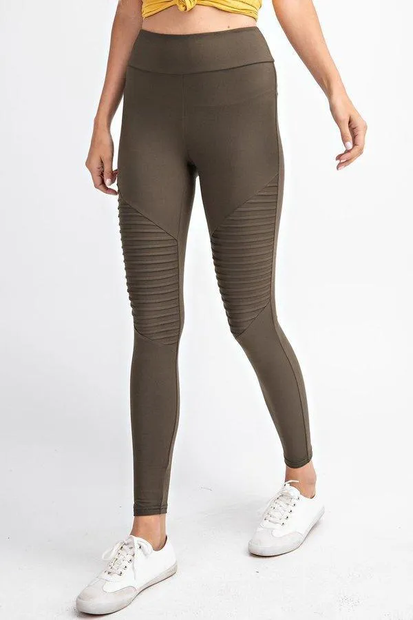 Buttery Soft Moto Leggings -- 5 Colors!