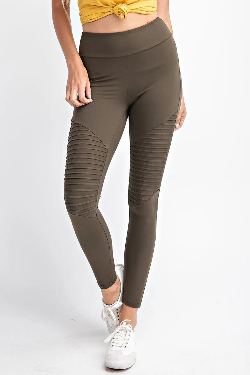 Buttery Soft Moto Leggings -- 5 Colors!