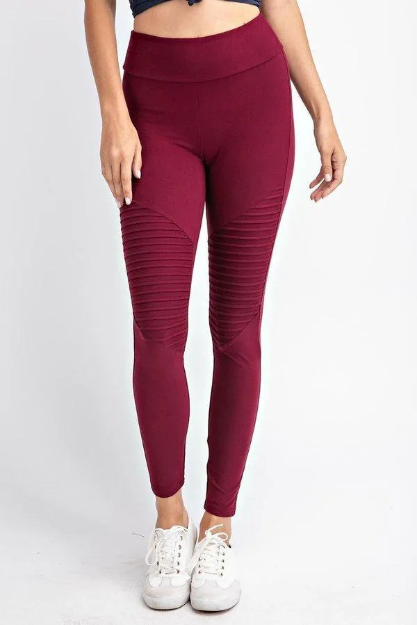 Buttery Soft Moto Leggings -- 5 Colors!