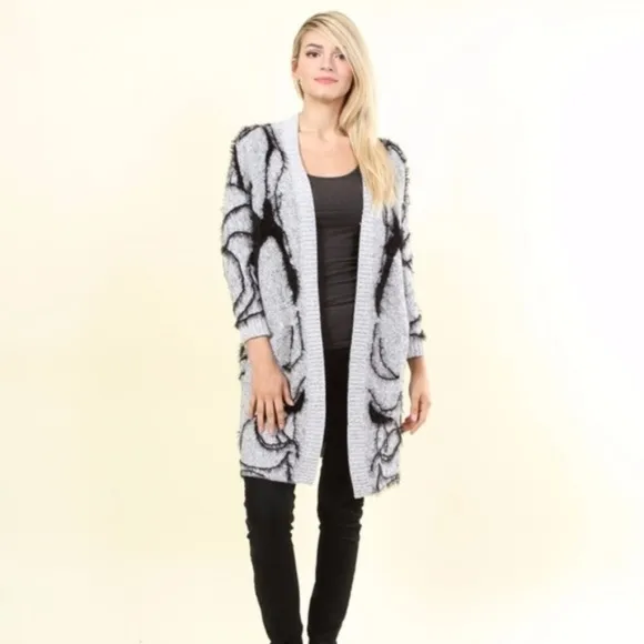 Chunky Knit Sweater Cardigan