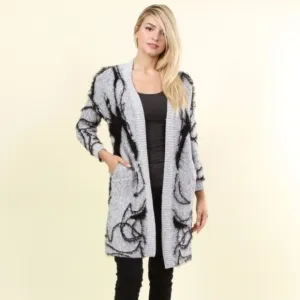 Chunky Knit Sweater Cardigan