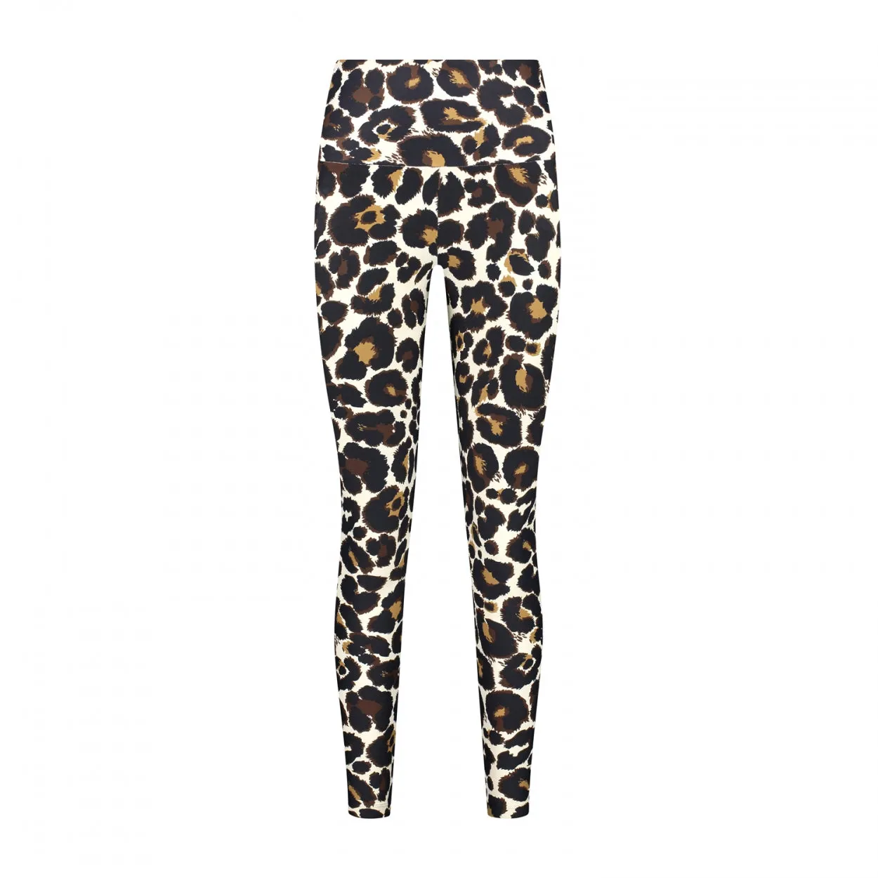 Classic Leggings High Waistband | Leopard Off White