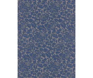 Classic Rose Floral Trail Blue 5784-44 Wallpaper