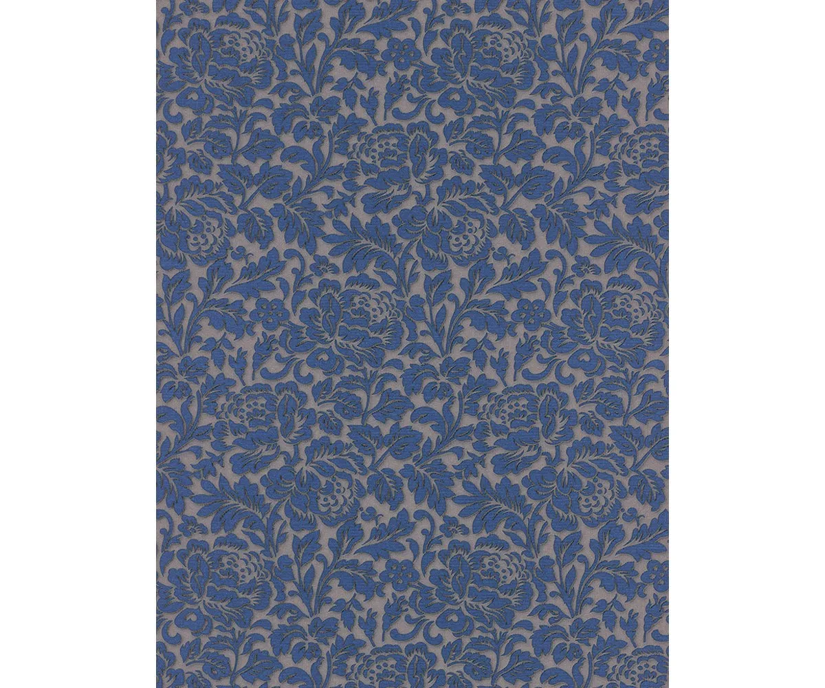 Classic Rose Floral Trail Blue 5784-44 Wallpaper