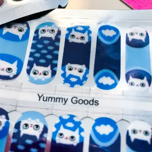CLOUD KITTY - yummygoods exclusive! nail wraps