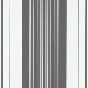 Coordinated Stripes White Dark Grey 5749-47 Wallpaper