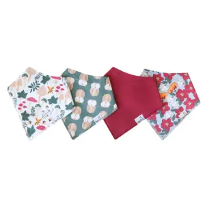 Copper Pearl - Bandana Bib (4 pack) - Ivy
