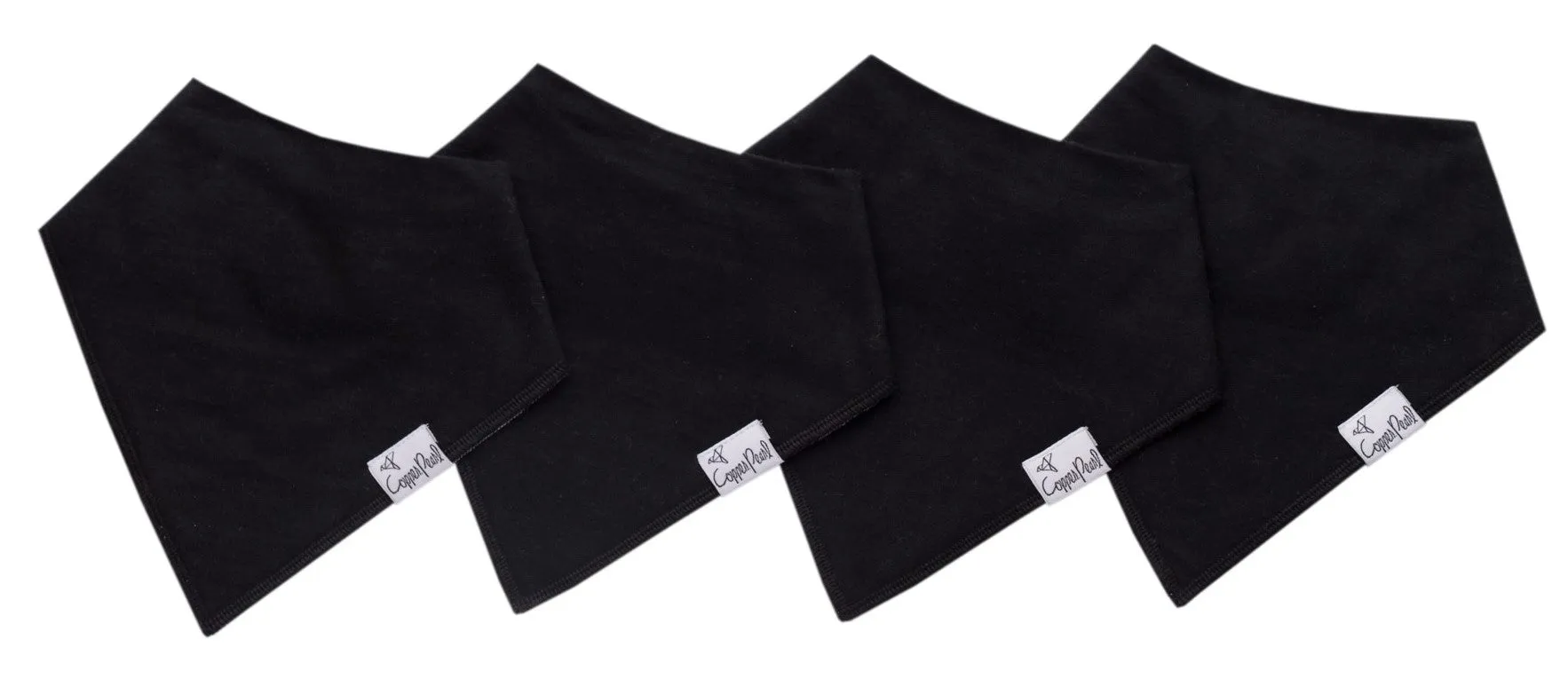 Copper Pearl Black Basics Bandana Bib Set