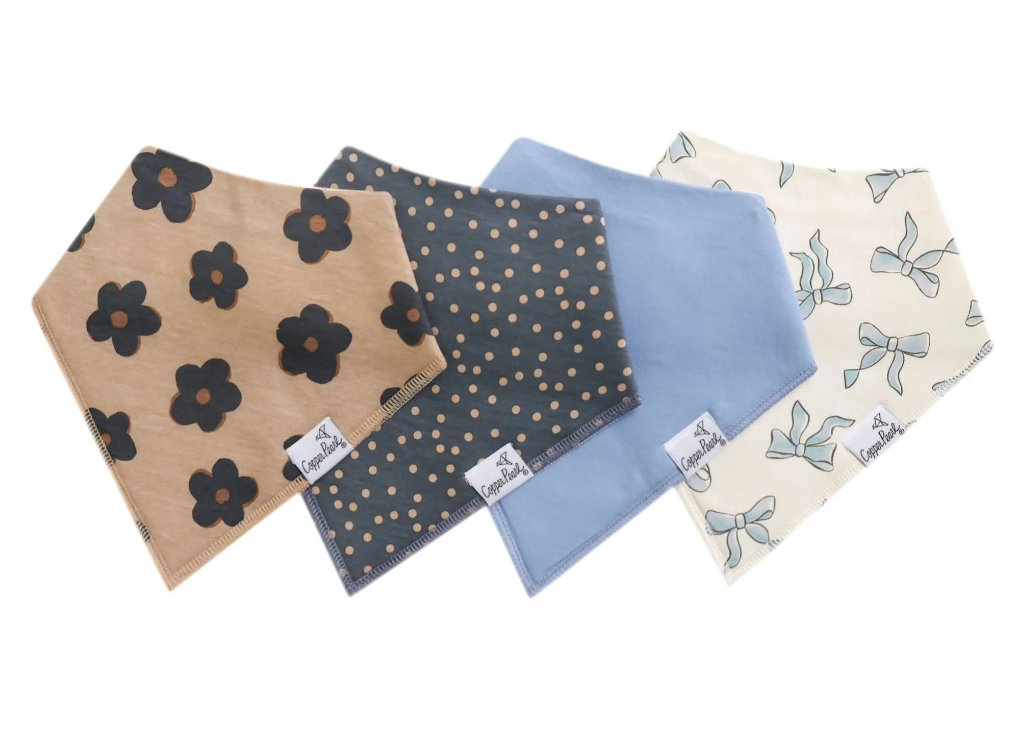 Copper Pearl Gemma Bandana Bib Set