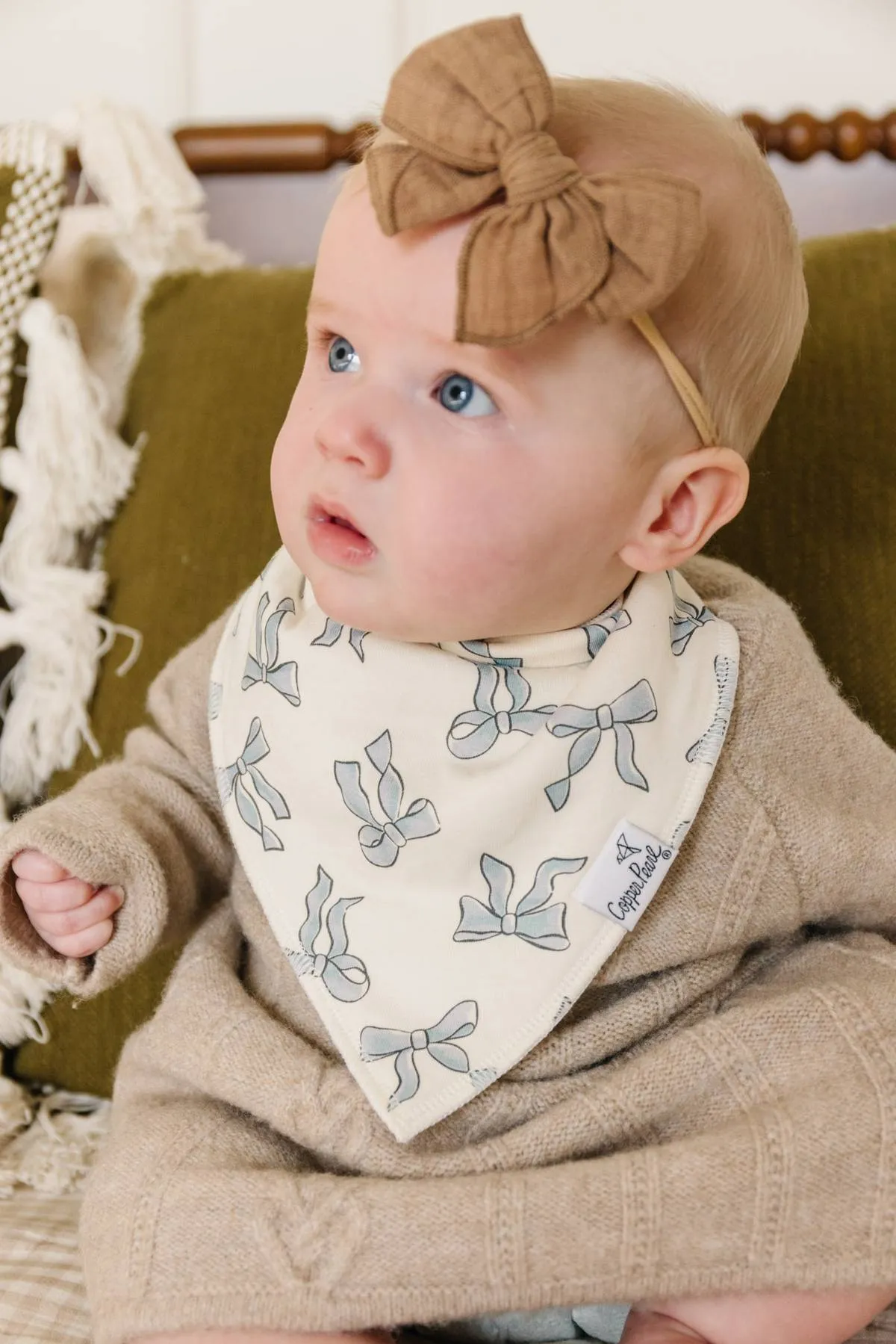 Copper Pearl Gemma Bandana Bib Set