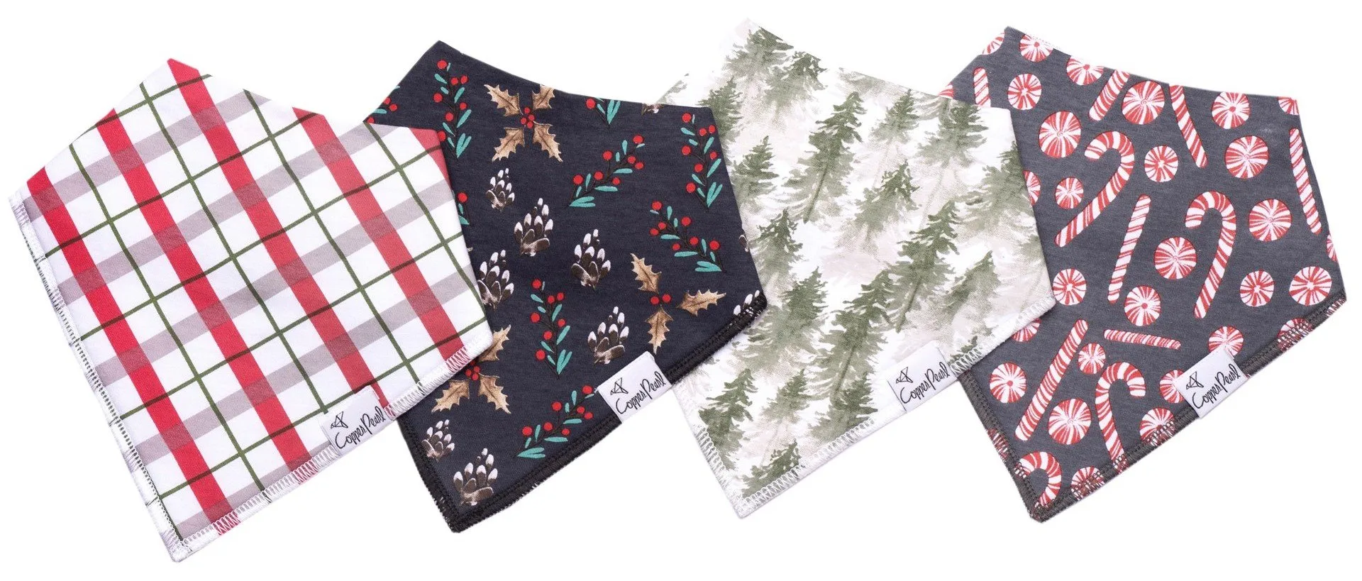 Copper Pearl Jolly Bandana Bib Set
