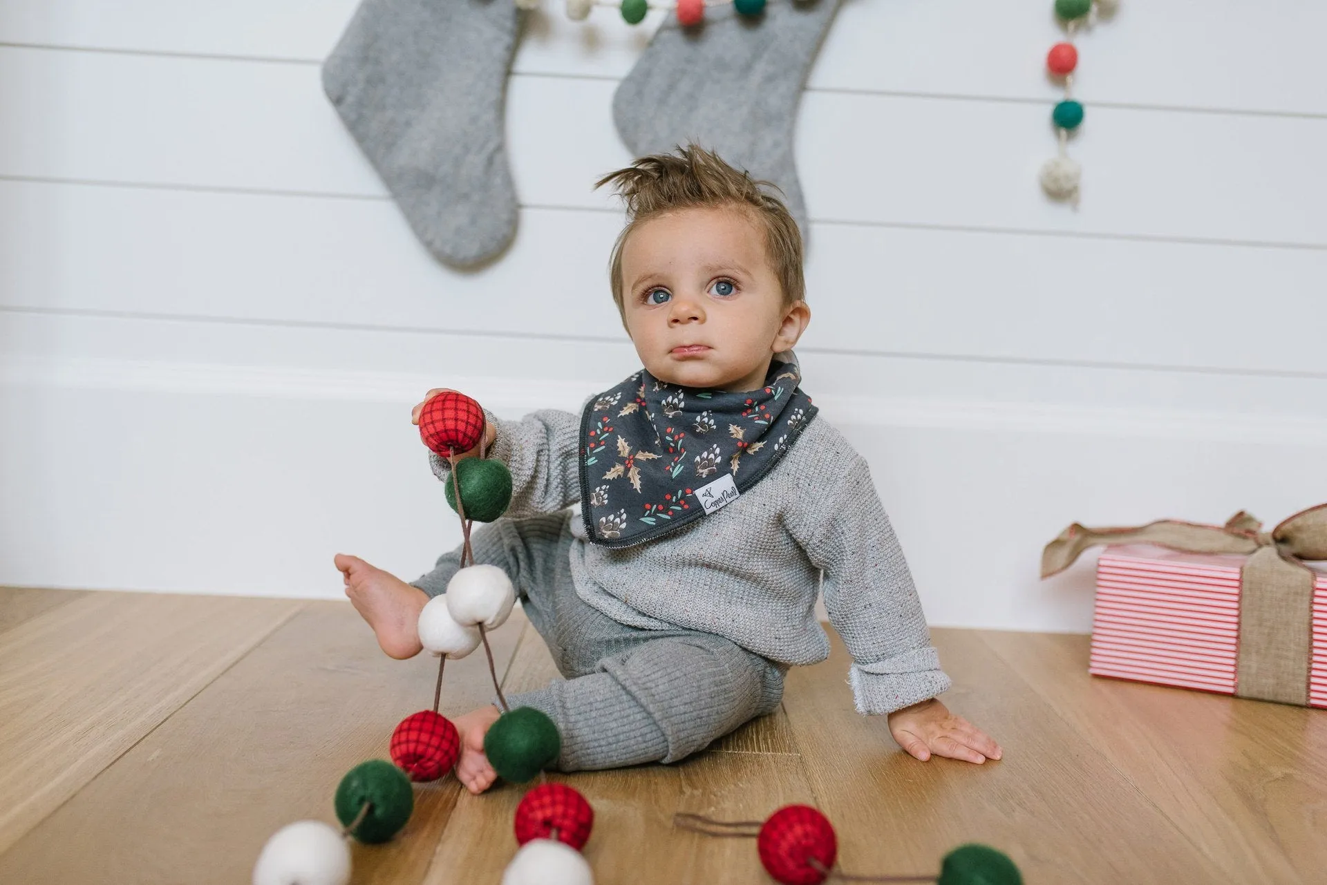 Copper Pearl Jolly Bandana Bib Set