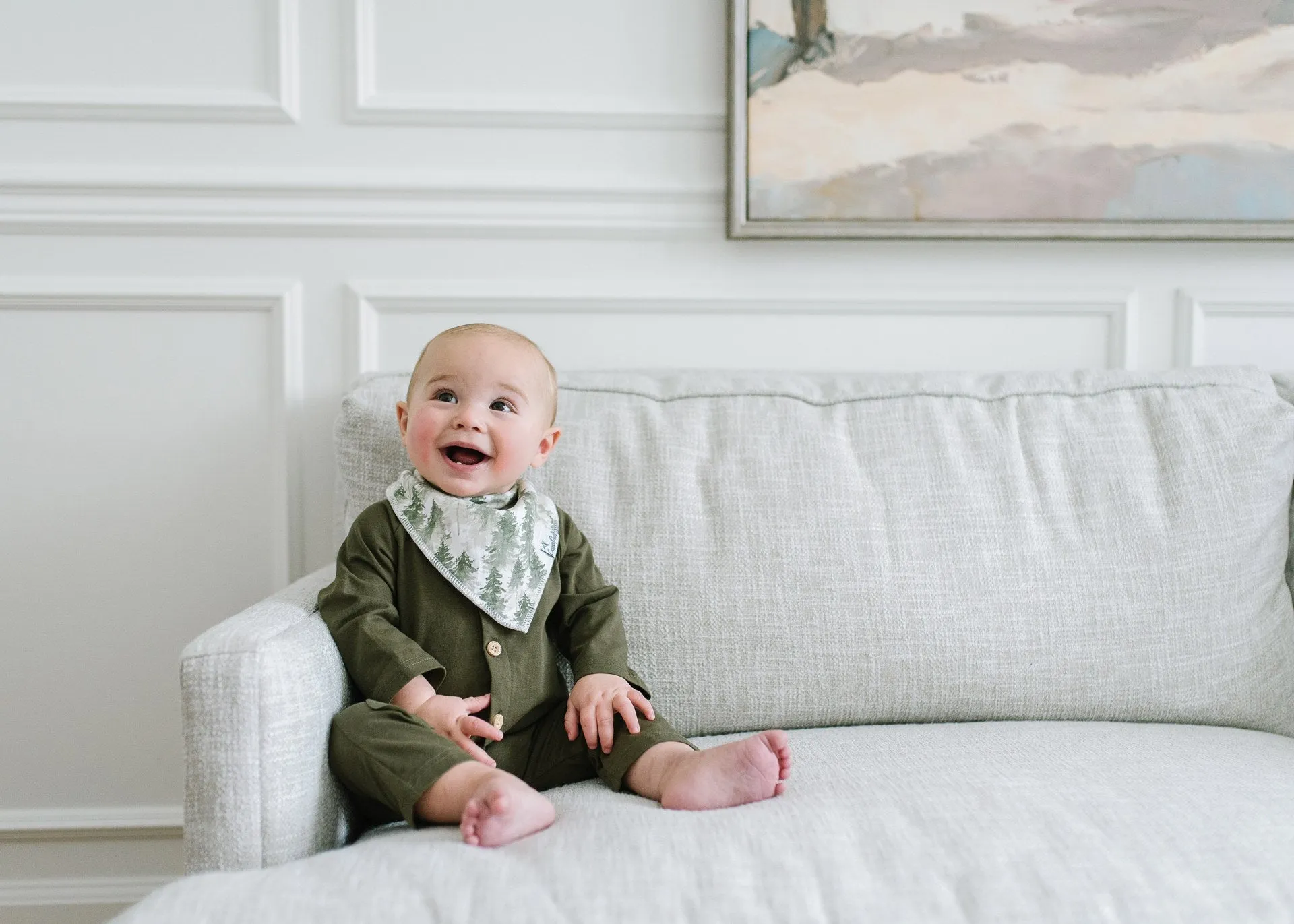 Copper Pearl Jolly Bandana Bib Set