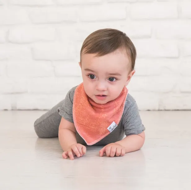 Copper Pearl Single Bandana Bib- Bison