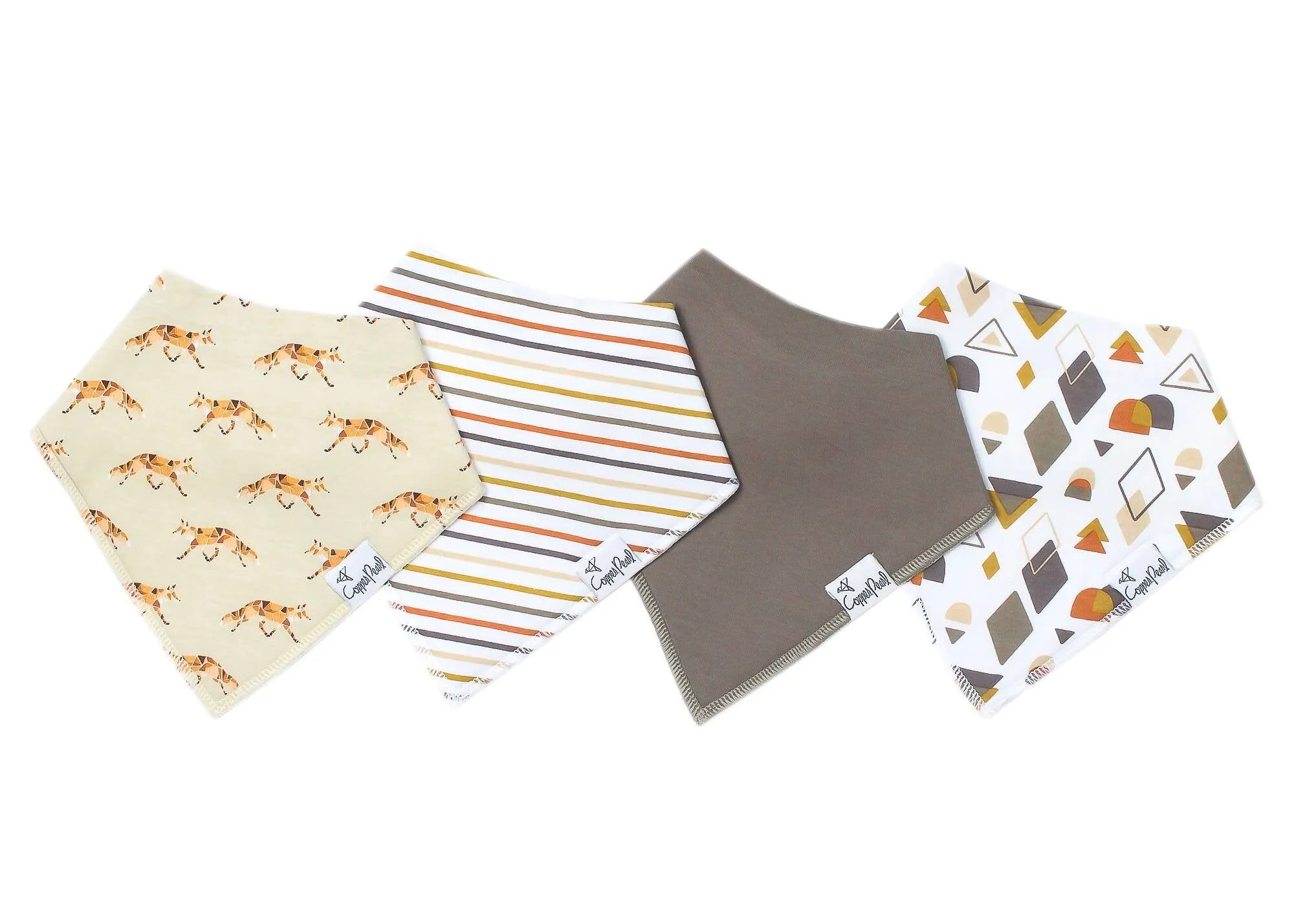 Copper Pearl Swift Bandana Bib Set