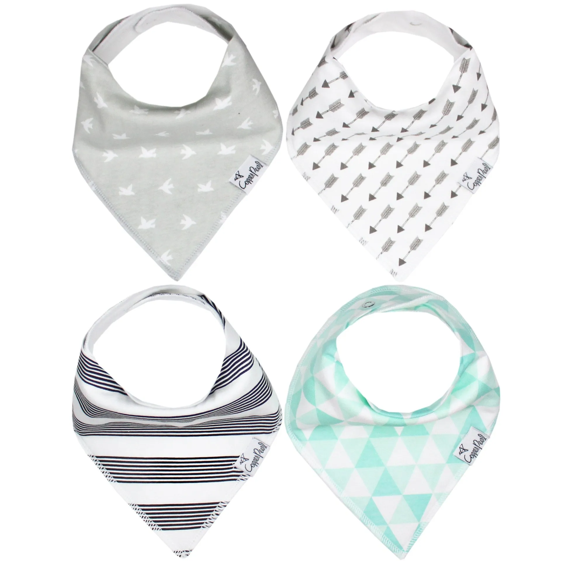 Copper Pearl Tribe Bandana Bib Set